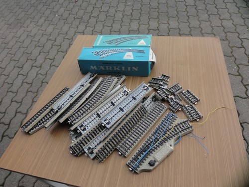 Märklin gerade und gebogene - gerade,